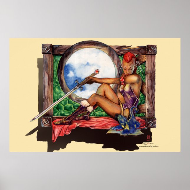 Krieger01Poster34,5by23 Poster (Vorne)