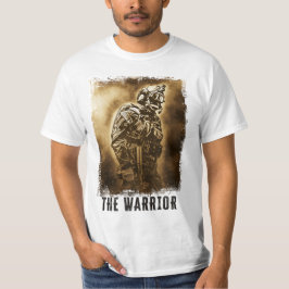 Krieger Abstrakter Militärsoldat Heldin Veteran Ar T-Shirt