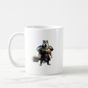 Krieger Alaskan Malamute Hund, Militärischer Alask Kaffeetasse