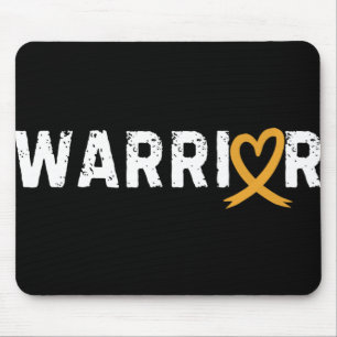Krieger-Anhang Krebs Kämpfer Herz Amber Band Mousepad