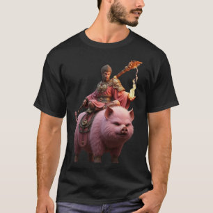 Krieger auf der rosigen Tusk T-Shirt