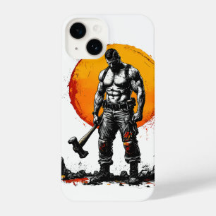 Krieger Barbar mittelalterliche Fantasie hummePhon iPhone 14 Hülle