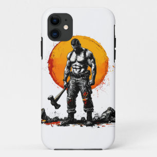 Krieger barbarische mittelalterliche Fantasie Humm Case-Mate iPhone Hülle