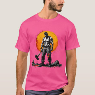 Krieger barbarische mittelalterliche Fantasie Humm T-Shirt