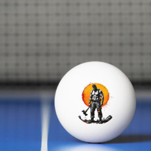 Krieger barbarische mittelalterliche Fantasie Humm Tischtennisball