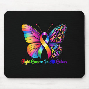Krieger bekämpfen Krebs in allen Farben Mousepad