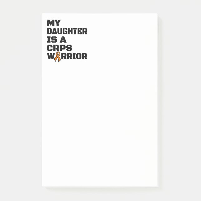 Krieger/Block/Tochter...CRPS-Notebook Post-it Klebezettel (Vorderseite)