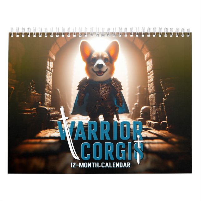 Krieger Corgis Kalender (Titelbild)