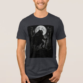 Krieger der Vollmondnacht Tri-Blend Shirt