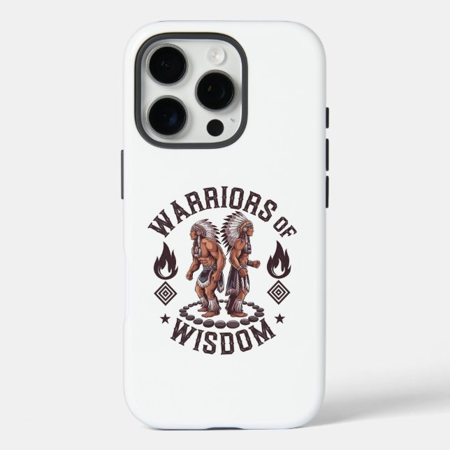 Krieger der Weisheit iPhone 16 Pro Hülle (Rückseite)