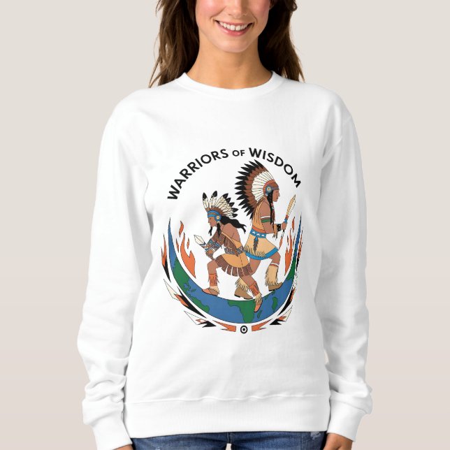 Krieger der Weisheit Sweatshirt (Vorderseite)