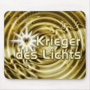 Krieger des Lichts Goldene Wellen Mousepad