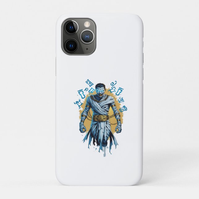 Krieger des Nils - Pharao Inspiriert Art Case-Mate iPhone Hülle (Rückseite)