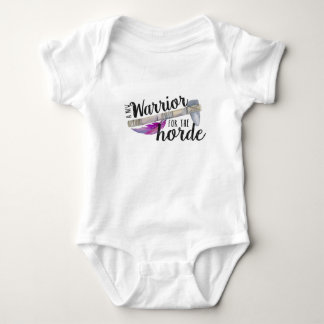 Krieger für die Horde Baby Strampler