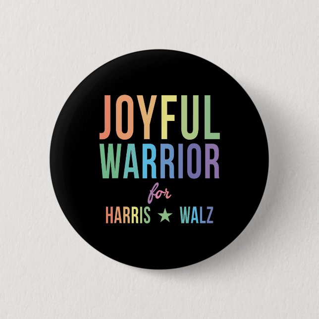 Krieger für Kamala Harris Tim Walz 2024 2 Button (Vorderseite)