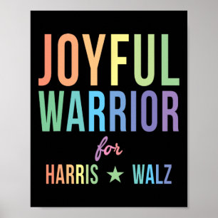Krieger für Kamala Harris Tim Walz 2024 2 Poster