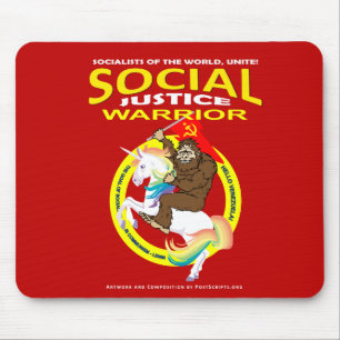 Krieger für soziale Gerechtigkeit Mousepad