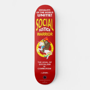 Krieger für soziale Gerechtigkeit Skateboard