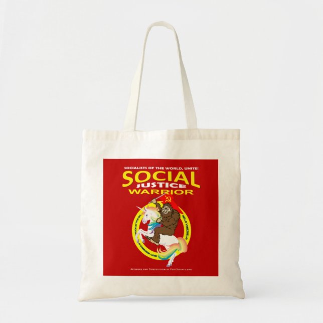 Krieger für soziale Gerechtigkeit Tragetasche (Vorne)