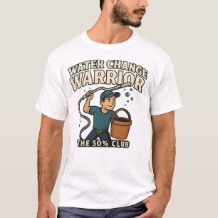 Krieger gegen Wasserwechsel - Der 50% Club Fisch T-Shirt