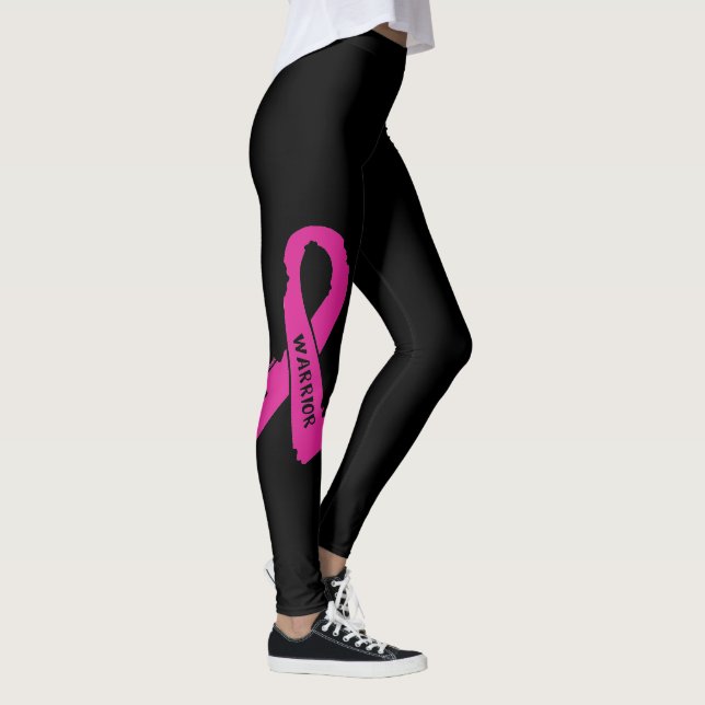 Krieger heftiger Band… Brustkrebs Leggings (Rechts)