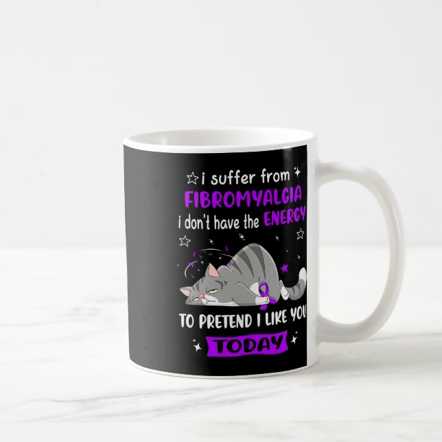 Krieger I leidet an Fibromyalgie Kaffeetasse (Rechts)