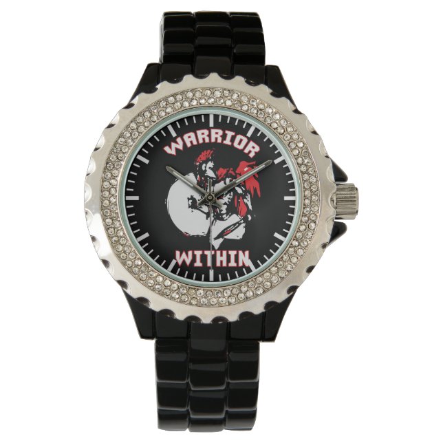 Krieger innerhalb armbanduhr (Vorderseite)
