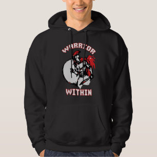 Krieger innerhalb hoodie