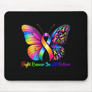 Krieger kämpft gegen Krebs in und jedes Farbenband Mousepad