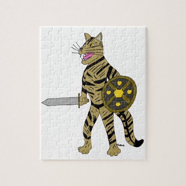 Krieger Katze (Vertikal)