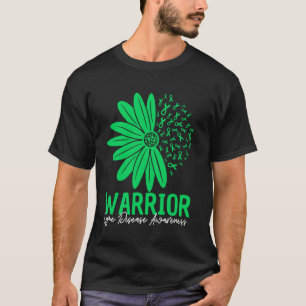 Krieger Lyme-Borreliose-Bewusstseins-Blumen-Schlei T-Shirt