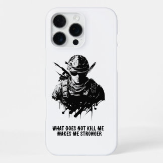 Krieger-Mentalität-Soldat-Handyhülle iPhone 16 Pro Max Hülle