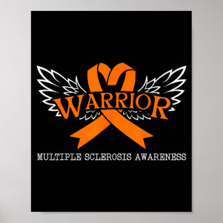 Krieger - Monat der Multiple-Sklerose-Wahrnehmung Poster