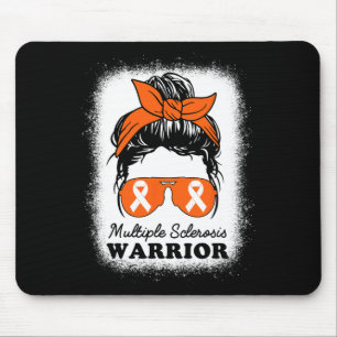 Krieger Multiple Sklerose Awareness Messy Bun Mama Mousepad