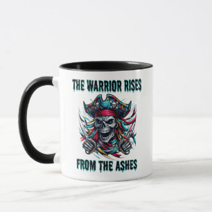 Krieger-Piratenschädel: Tag der Toten Tasse