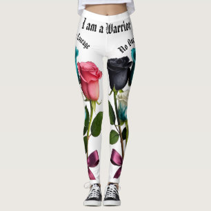 Krieger-Rosen-Krebsbewusstseins-Leggings Leggings