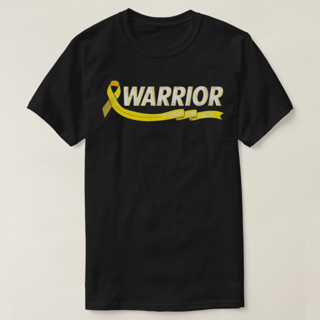 Krieger stärker als Krebs Sarkom Knochenkrebs a T-Shirt (Design vorne)