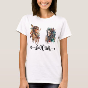 Krieger-T - Shirt, inspiriert systemeigener Amerik T-Shirt