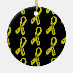 Krieger/Torn Ribbon...Endometriose Keramik Ornament