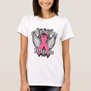 Krieger-Vintage Flügel - Brustkrebs T-Shirt