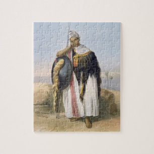Krieger vom Amhara, Äthiopien, Illustration von '
