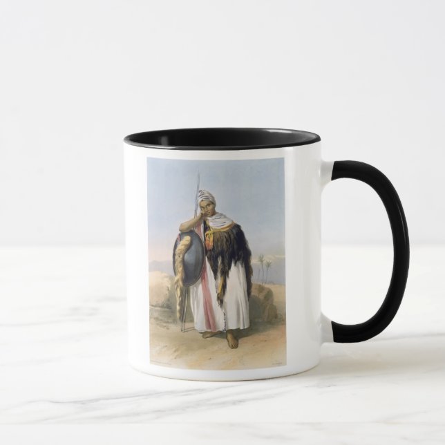 Krieger vom Amhara, Äthiopien, Illustration von ' Tasse (Rechts)