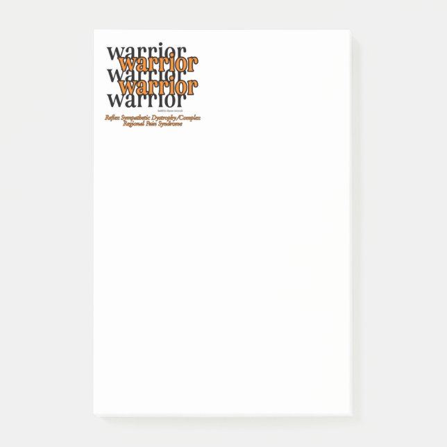 Krieger/Wiederholt...RSD/CRPS Post-it Klebezettel (Vorderseite)