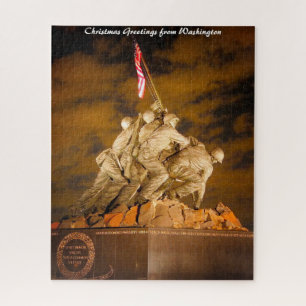 Kriegerdenkmal Washington DC.Frohe Weihnachten