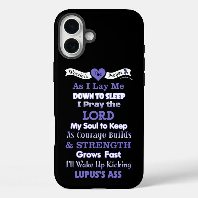 Kriegergebet...Lupus iPhone 16 Plus Hülle (Rückseite)