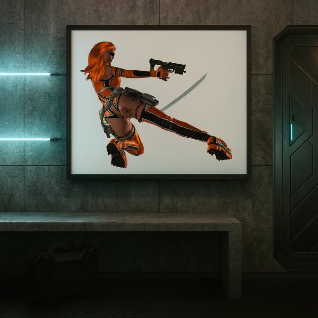 Kriegerin Poster (Von Creator hochgeladen)