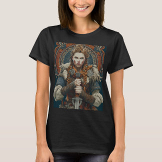 Kriegerin Wikingerin T-Shirt