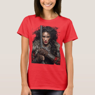 Kriegerin Wikingerin T-Shirt