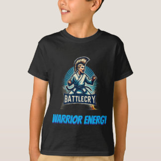 Kriegerische Jugend mit Energie T-Shirt