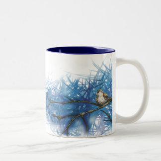 kriegerischer Vogel Zweifarbige Tasse